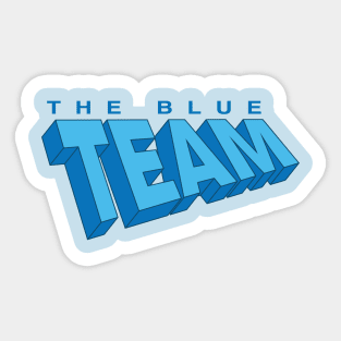 The Blue Team Sticker